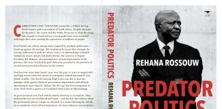 Rehana Rossouw releases Predator Politics Rehana Rossouw releases Predator Politics