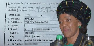 Audrey Maleka’s Msukaligwa ghost salary Audrey Maleka's Msukaligwa ghost salary