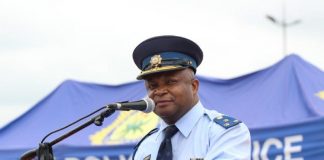 Leonard Hlathi donates 420 brand new shoes Leonard Hlathi donates 420 brand new shoes